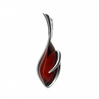 pendant made of silver 925  & baltic amber